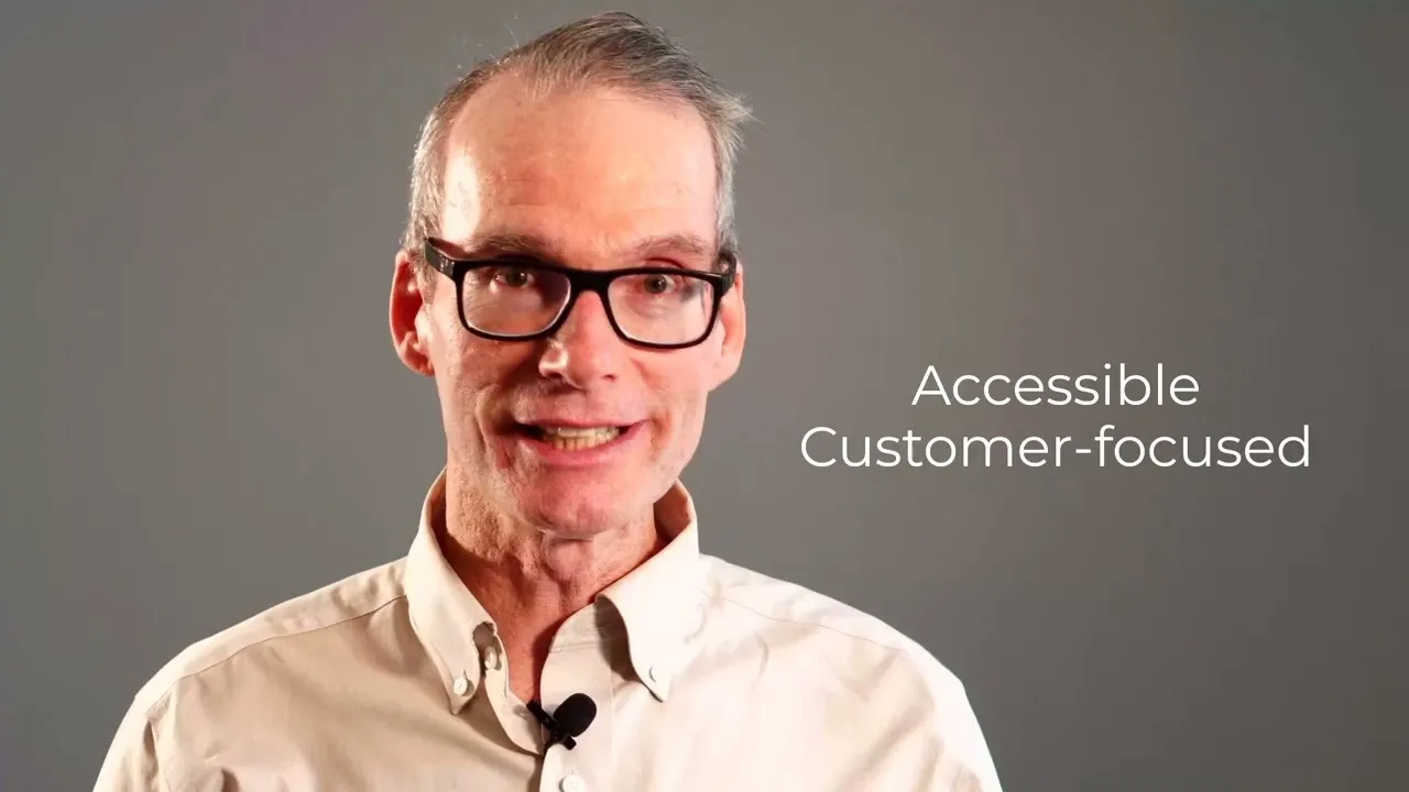 Fred Dixon describing Blindside Networks as accessible and customer-focused