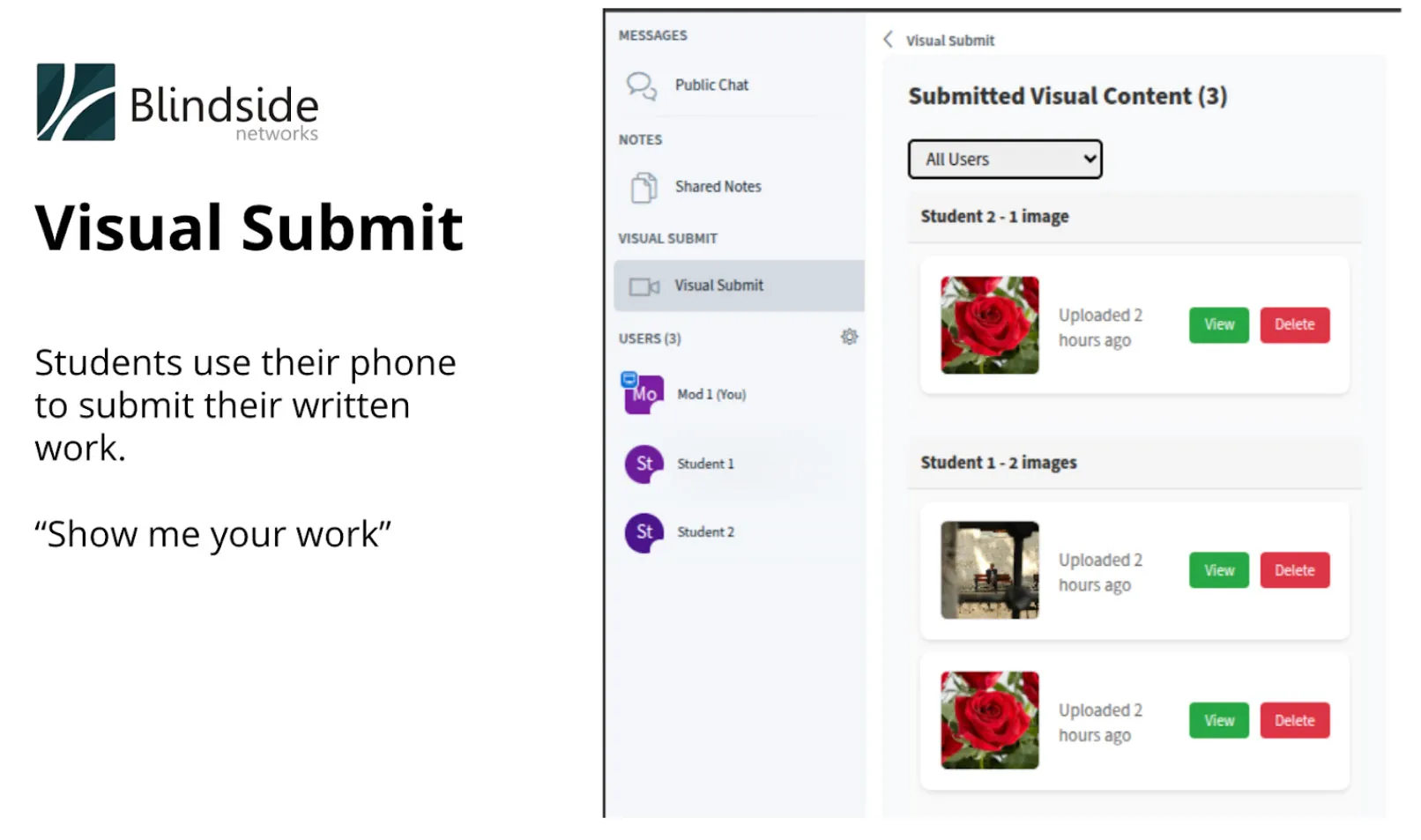 Visual submit